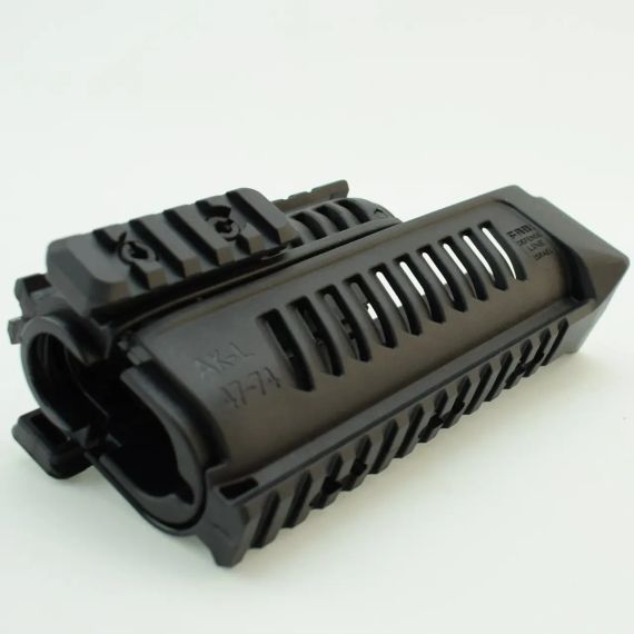 Цевье FAB Defense усиленное  для АК-47/74 совместимое с обвесом из полимера Черное | Зображення 2