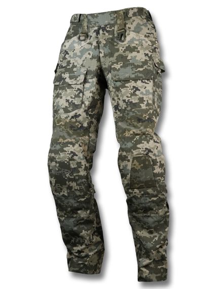Тактичні штани з наколінниками PREDATOR 65/35 Flex Піксель 50/4