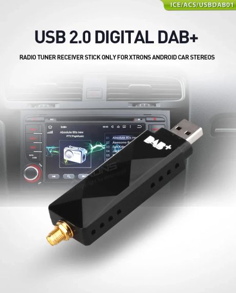 Цифровий радіотюнер приймач DAB + XTRONS USBDAB01 USB 2.0 тільки для XTRONS Android 5.1 6.0 7.1 і 8.0 | Зображення 2