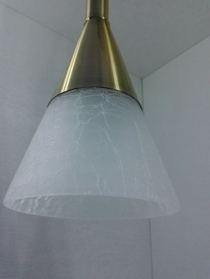 Люстра підвісна на 2 лампочки 25029 Бронза 50-90х20х35 см. | Зображення 2