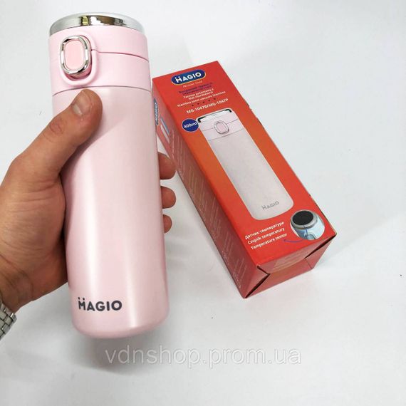 Термос з інтелектуальним дисплеєм температури MG-1047P 400 мл, Термос для питної води туристичний UQ-69 | Зображення 8