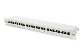 Патч-панель DIGITUS 19&quot; 1U, 24 порта, Cat.6 STP в сборе (DN-91624S)