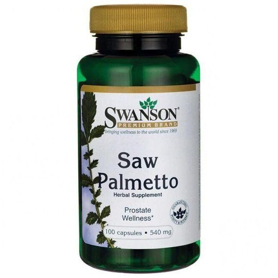 Екстракти ягід сереноа Swanson Saw Palmetto 540 mg 100 Caps SWA-01909