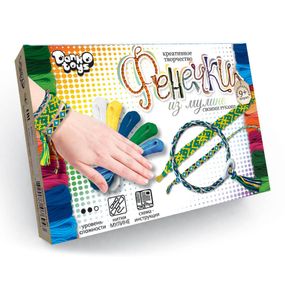 Набор креативного творчества "Фенечки" Danko Toys FIM-01-01-08 из мулине Вид 2