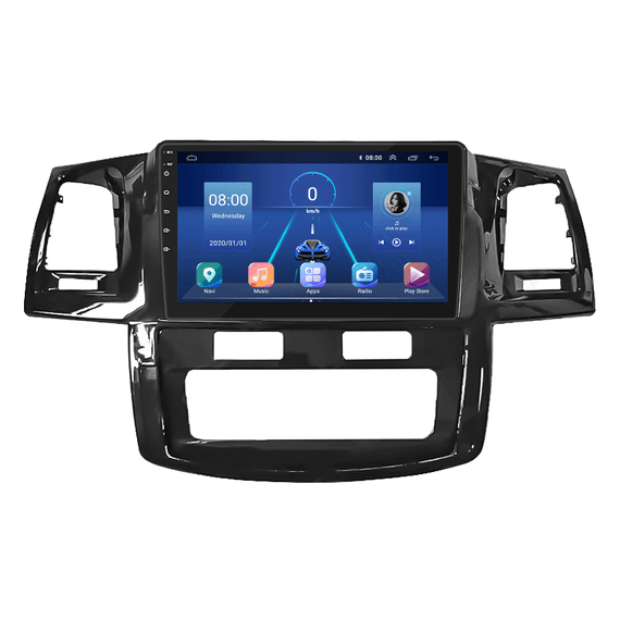 Штатная магнитола 9" Lesko для Toyota Fortuner I 2005-2015  2/32Gb/ 4G/ Wi-Fi GPS Premium Тойота