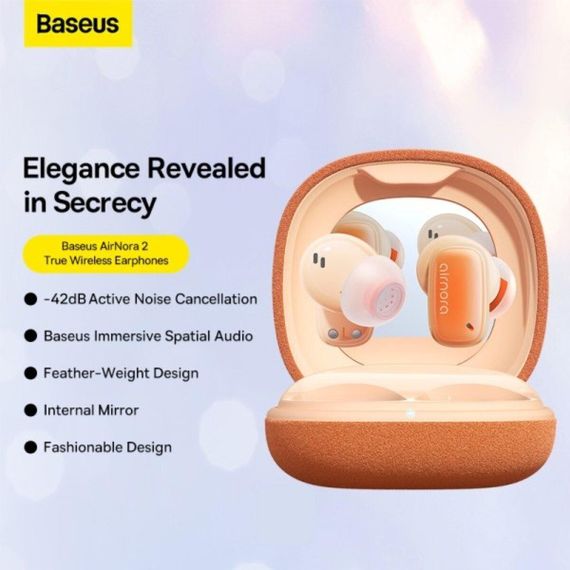 Бездротові навушники Baseus AirNora 2 True Wireless Earphones Gradient Orange | Зображення 3