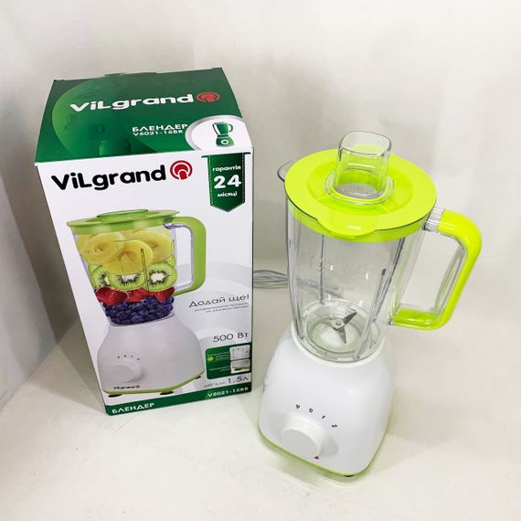 Блендер нержавеющая сталь VILGRAND, Блендер для приготовления коктейлей и смузи переносной ML-16 | Зображення 5