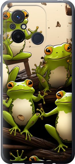 Чехол на Xiaomi Redmi 12C Жабки "5656u-2962-17620"