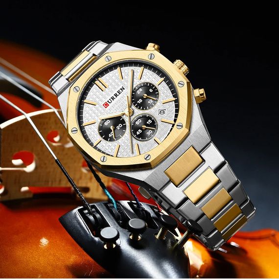 Годинник C1ur1ren 8440 Silver-Gold-White | Зображення 3