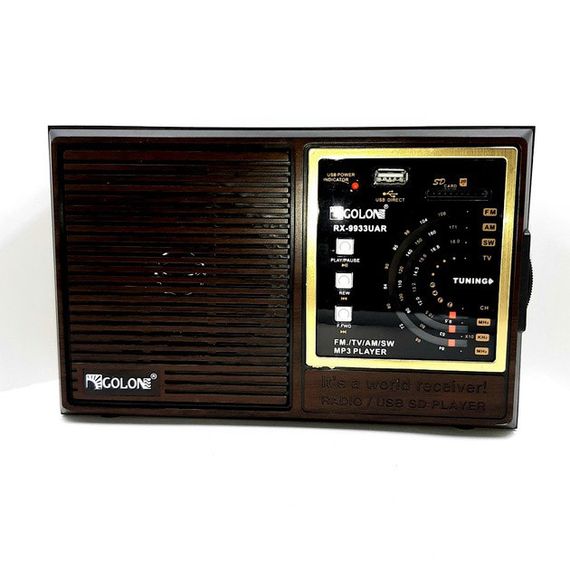 Радиоприёмник аккумуляторный автономный GOLON RX-9933UAR | Зображення 4