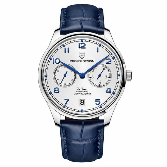 Чоловічий годинник Pagani Design PD-1772 Silver-Silver-Blue