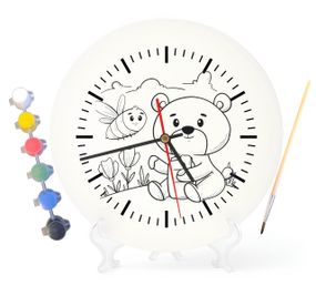 Детский набор для творчества часы раскраска Винни-Пух по мотивам книги Алана Милна 30 см (Г0182)