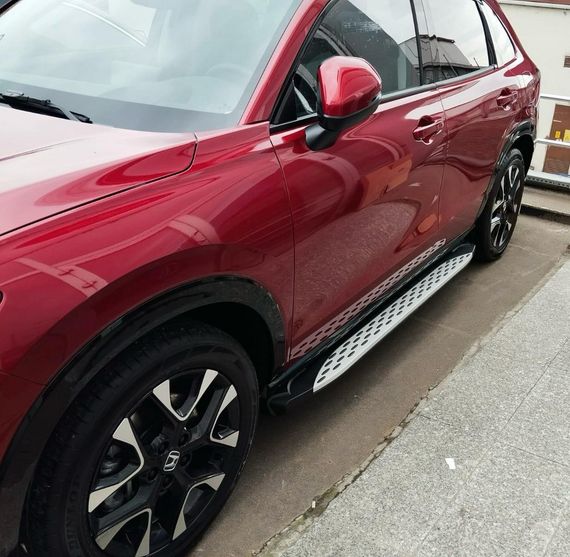 Бокові пороги Shining V1 (2 шт., Алюміній) для Honda HR-V 2021- рр | Зображення 2