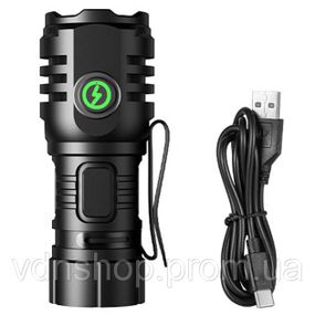 Ручний інспекційний ліхтар, Кишеньковий міні ліхтар, Ручний аварійний ліхтар Алюмінієвий 18650 VI-77