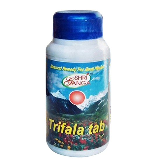 Шрі Ганга Тріфала, 100 пігулок, підтримка здоров'я травлення, Shri Ganga Trifala