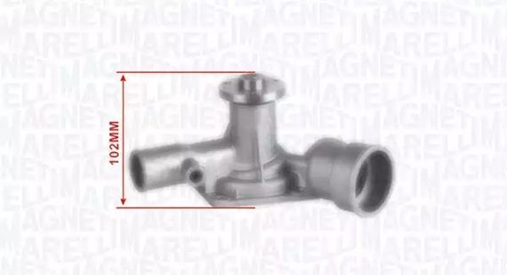 Помпа, водяний насос OPEL NOVA, OPEL KADETT, MAGNETIMARELLI (352316170864)