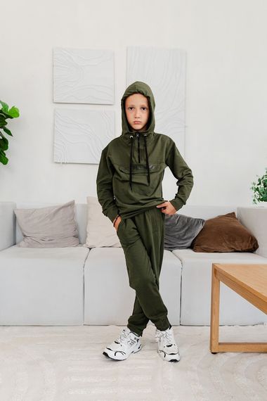 Костюм для хлопчика (підлітковий) Носи своє 140 Зелений (p-9814-104506) | Зображення 9