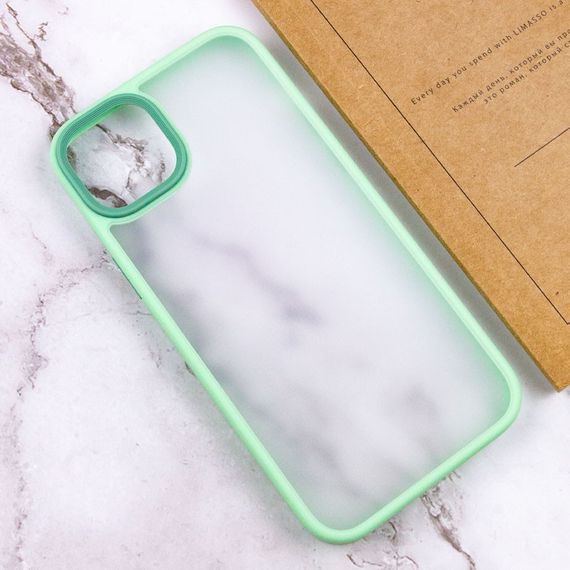 TPU+PC чохол Metal Buttons для Apple iPhone 14 (6.1") TPU+PC, М'ятний | Зображення 3