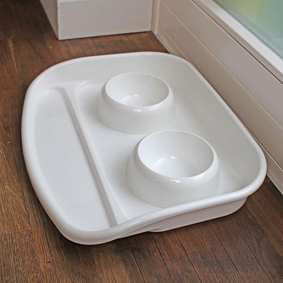 Пластиковый поднос с мисками для кошек и собак Ferplast LINDO | Зображення 3