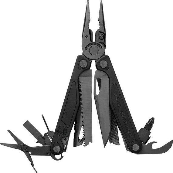 Мультиинструмент Leatherman Charge Plus Black Мультитул Туристический мультитул