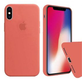 Силіконовий чохол Apple Silicone Case Camelia (світло червоний) для iPhone X/XS
