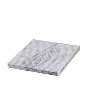 Фильтр салона угольный Fiat 500/Panda 03-, Hengst, E1929LC,