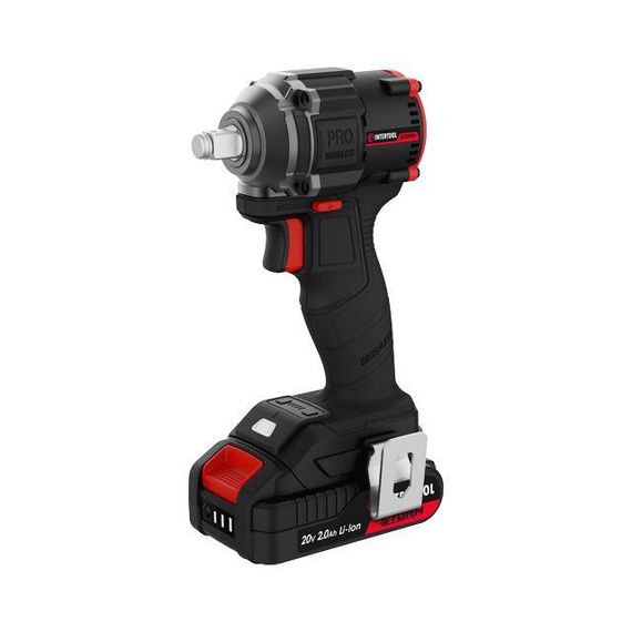 Гайкокрут ударний акумуляторний з безщітковим двигуном 20 В, 350 Nm, COMPACT, 0-900/1700/2500 об/хв,