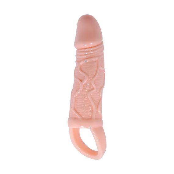 Насадка на член - Pretty Love Carson Vibrating Penis Sleeve Flesh | Зображення 1