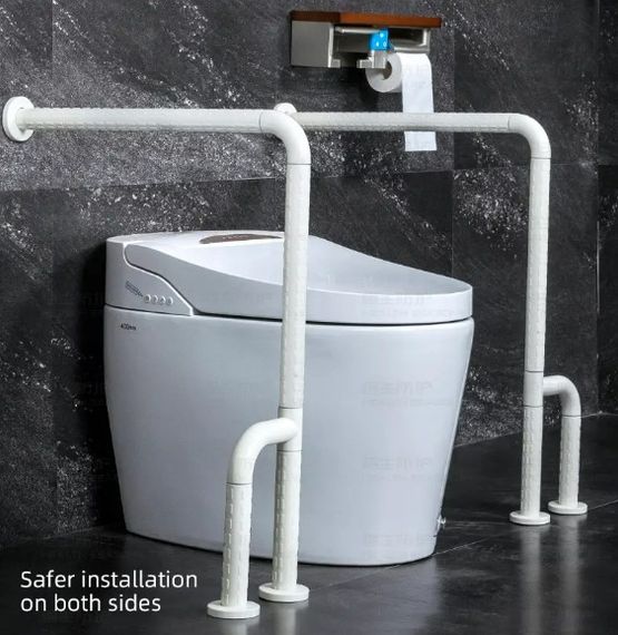 Поручень г-подібний SanStore Ø32 білий HS-028A | Зображення 4