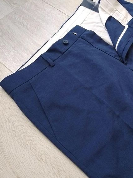 Чоловічі костюмні сині брюки 58 | Зображення 1