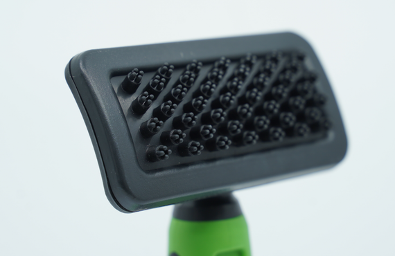 Гребінець-щітка для собак та котів Mr.Fluffy Pet massage brush, medium | Зображення 3