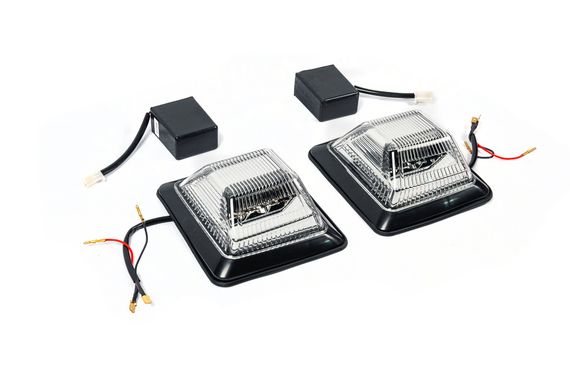 Поворотники OEM Clear Design (2 шт) для Mercedes G сlass W463 1990-2018 рр | Зображення 2