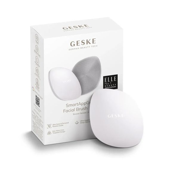Щетка для лица GESKE Facial Brush 4в1 white, Бежевый | Зображення 8