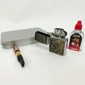Зажигалки в подарочных коробках N10, Необычная зажигалка, Зажигалка LO-693 бензиновая счастливая