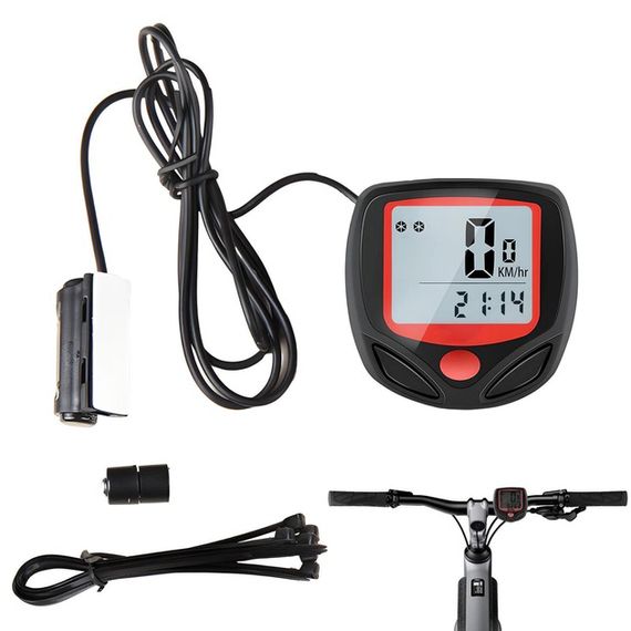 Велокомп'ютер SB-318/2016, підсвічування дисплея, 15 функцій | Зображення 1