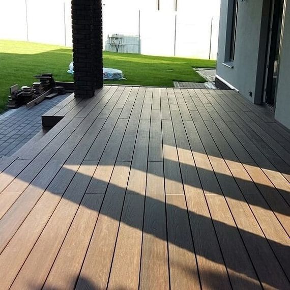 Терасна дошка Legro Ultra Naturale, розмір 138х23х2900мм, колір Teak | Зображення 1