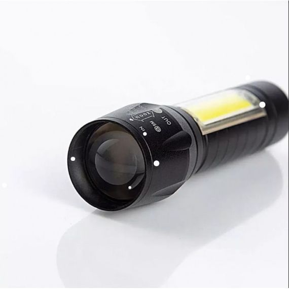 Ліхтар ручний акумуляторний світлодіодний Bailong BL-511 COB usb micro charg/Чорний BR000062 | Зображення 7