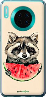 Чохол на Huawei Mate 30 Єнотик з кавуном "4605u-1773-2448"