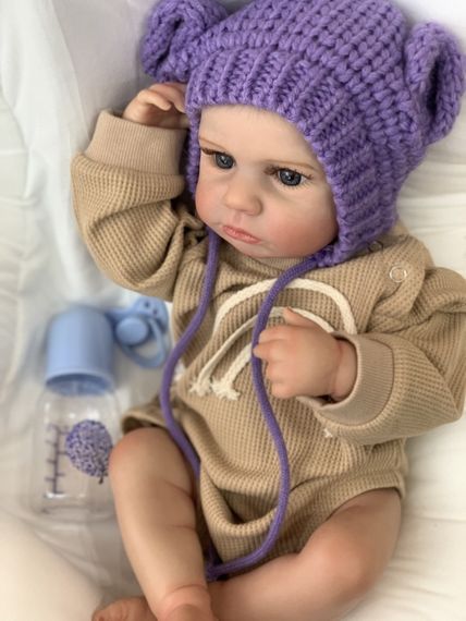 Силиконовая Коллекционная Кукла Реборн Младенец Reborn Новорожденный Пупс Мальчик Денни (Виниловая Кукла) 50 см | Зображення 5