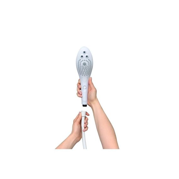 Насадка на душ для мастурбації Womanizer Wave, біла Sex Aura | Зображення 8