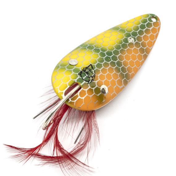 Блешня Dardevle Weedless 70mm 21g #Hmrd Nickel/Blue (1565) | Зображення 6