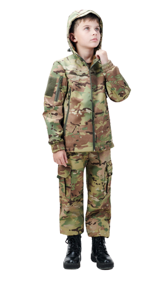 Костюм дитячий ARMY KIDS Скаут Soft-Shell теплий камуфляж Мультикам | Зображення 8
