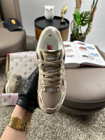 Кросівки New 2002R New Beige , текстиль , В'єтнам 40 25.5 см | Зображення 4