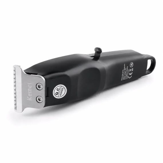 Машинка для стрижки, 3 насадки, USB-C, Kemei KM-2273, Чорний / Акумуляторна машинка для стрижки волосся / Бездротовий тример | Зображення 5