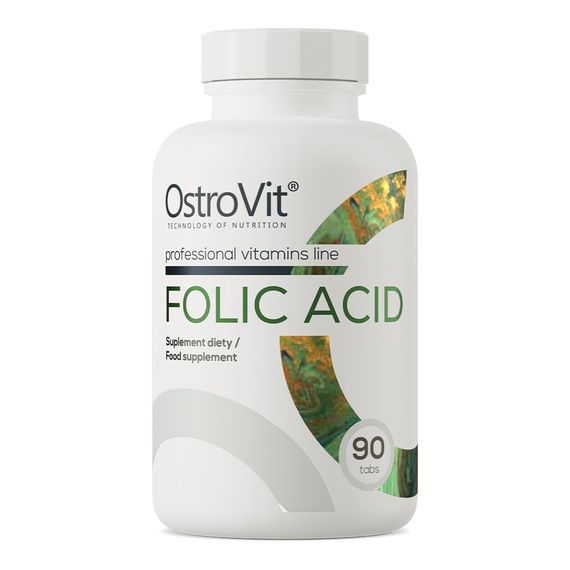 Фолієва кислота OstroVit Folic Acid 90 Tabs
