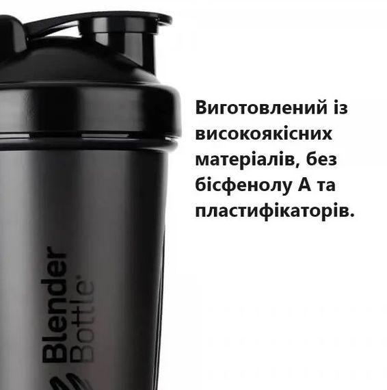 Шейкер спортивний BlenderBottle Classic Loop 28oz/820ml Grey (Loop 28 Grey) | Зображення 7