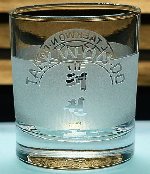 Склянка 300 мл Теквандо ITF з гравіюванням скляний стакан подарунок для спортсмена тренера | Зображення 3