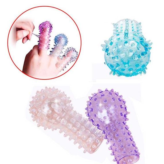 Рельєфна насадка для стимуляції ерогенних зон - 5,5*3,5*2 см - Прозорий | Зображення 1