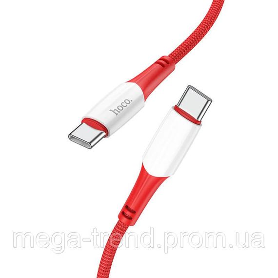 Кабель Hoco Type-C to Type-C Ferry charging data cable X70 |1m, 60W, 3A| | Зображення 7