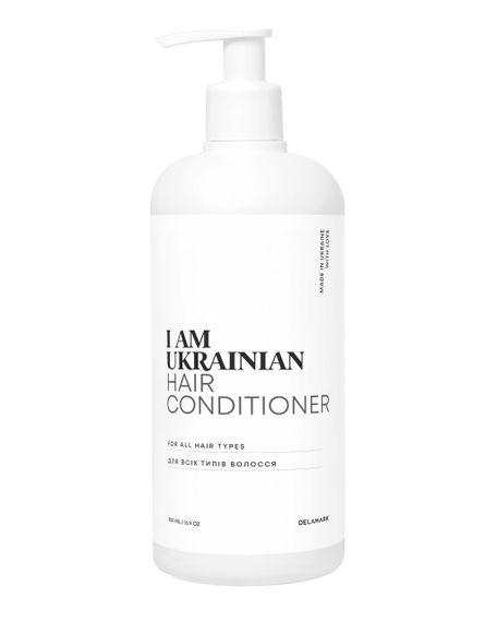 Кондиціонер DeLaMark I am Ukrainian для всіх типів волосся 500 мл (4820152333179)